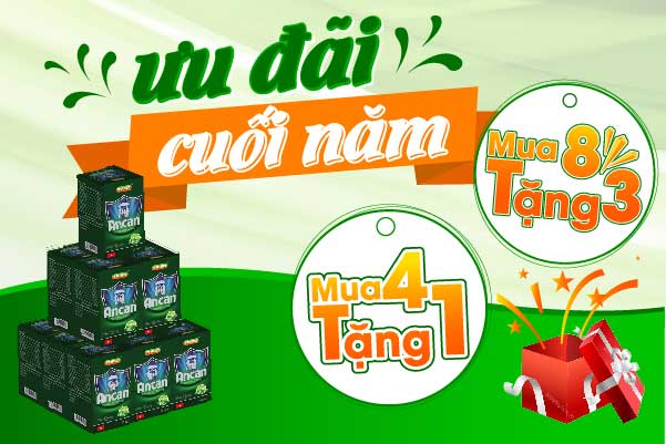 Ưu đãi cuối năm của nhãn hàng Ancan