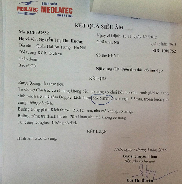 Niềm vui của người phụ nữ gần 10 năm chiến đấu với bệnh U xơ tử cung 2