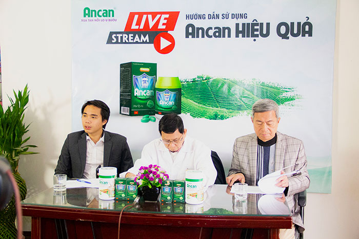 Livestream hướng dẫn sử dụng Ancan hiệu quả và chia sẻ kinh nghiệm của khách hàng trải nghiệm