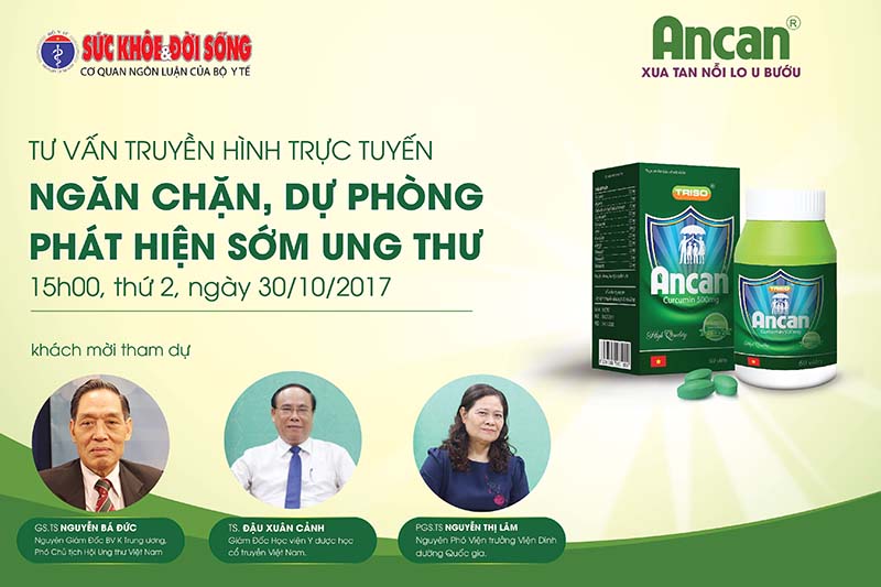 Chương trình truyền hình trực tuyến: Ngăn chặn, dự phòng, phát hiện sớm ung thư